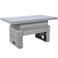 Outdoor Furniture Set Patio Rattan with Recliners and Tables