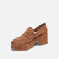 Dolce Vita - Yanni Suede Chestnut Loafers