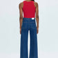 Pistola - Penny Pintuck Ankle Wide Leg Jeans