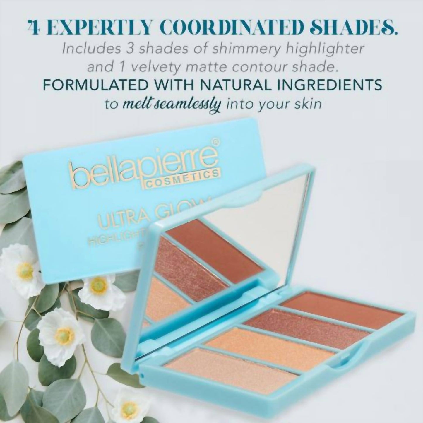 Bellapierre Cosmetics - Ultra Glow Highlighting & Bronzing Palette