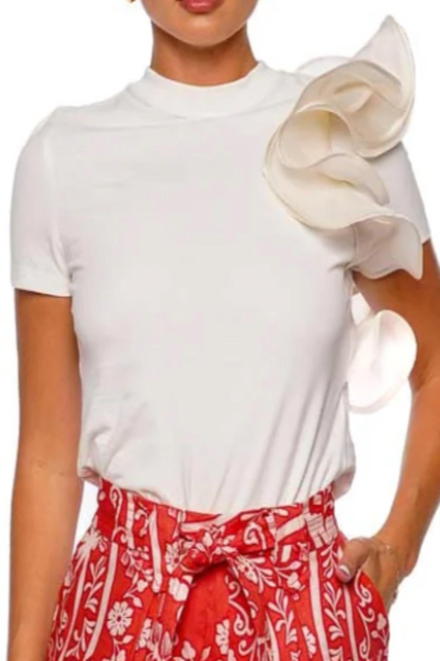 Andres Otalora - Barichara Ruffled T-shirt
