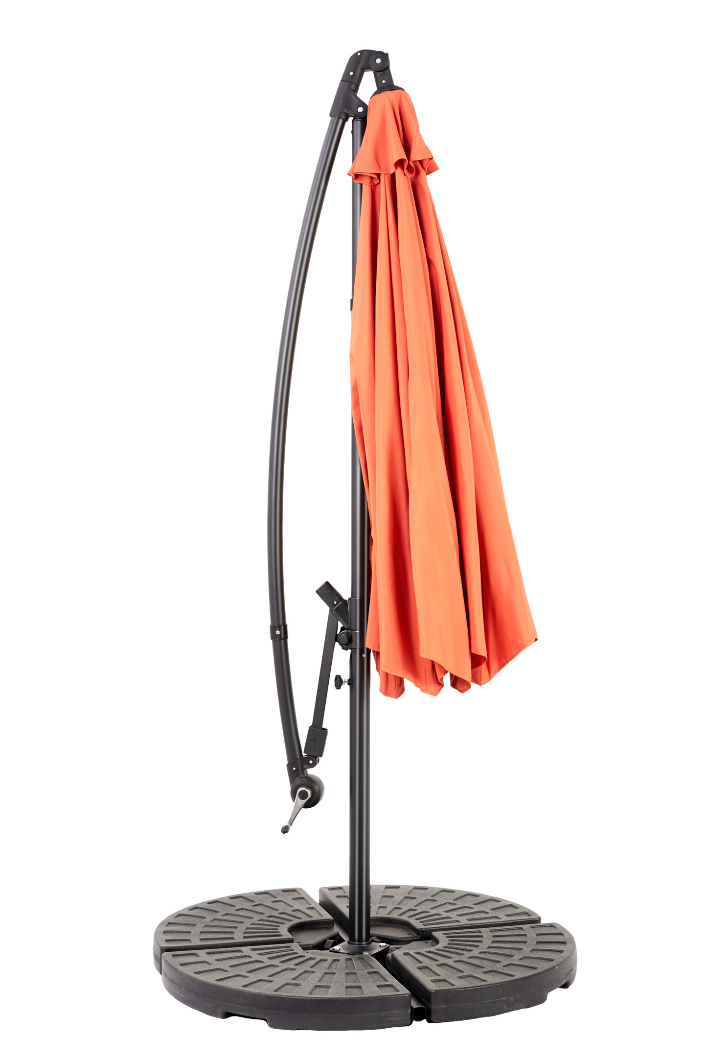 10ft Offset Hanging Market Patio Umbrella with Easy Tilt Adjustment