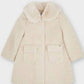 Mayoral - Girls' Faux Fur Collar Coat