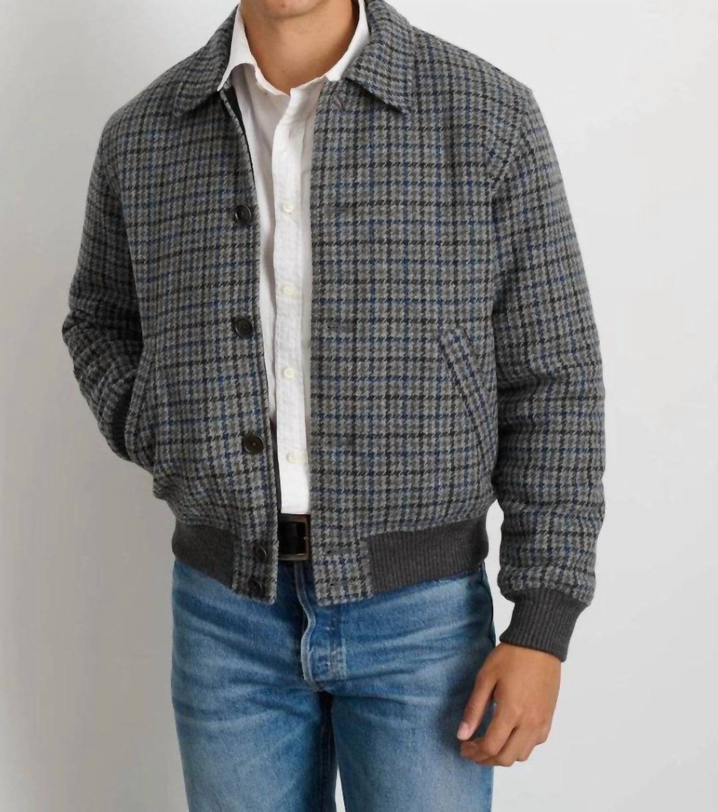 Alex Mill - Houndstooth Bomber