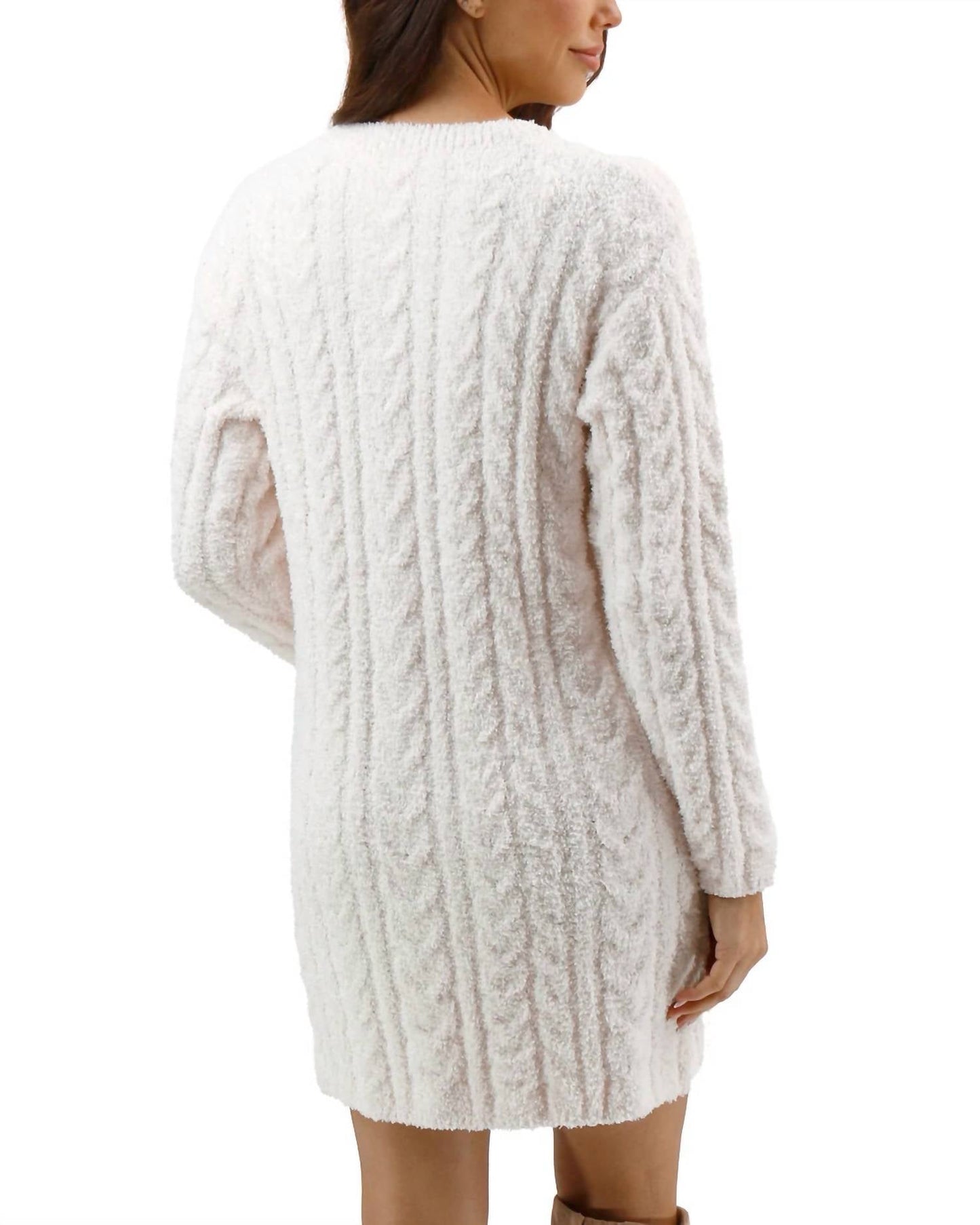 Grace And Lace - Cloud Cabled Sweater Dress
