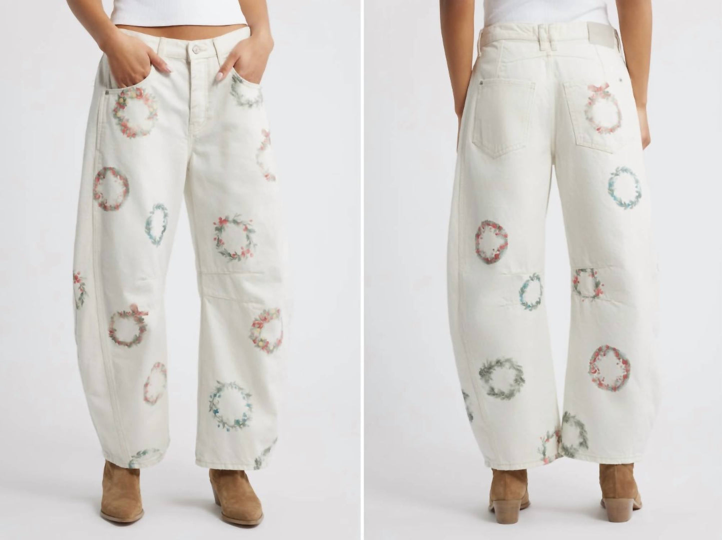 Free People - Watercolor Wreath Pant
