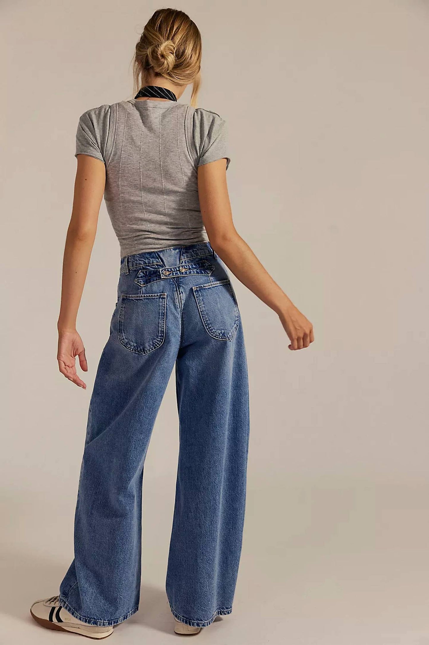 Free People - Alia wide leg Jean