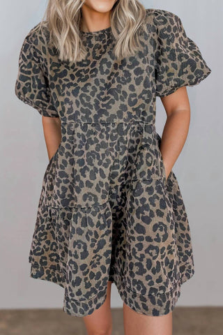 Aapparella - Leopard Mini Dress