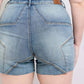Trendsi - Judy Blue Full Size High Waist Star Seam Detail Denim Shorts Plus Size