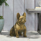 Dog Garden Sculpture, Outdoor French Bulldog Garden Statue