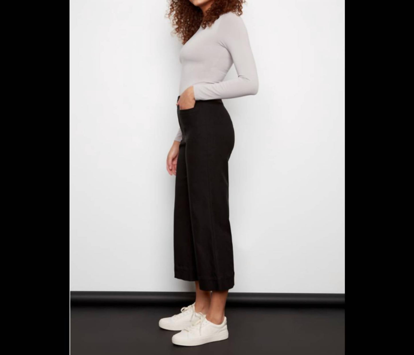 I Love Tyler Madison - Front Pocket Wide Leg Pants