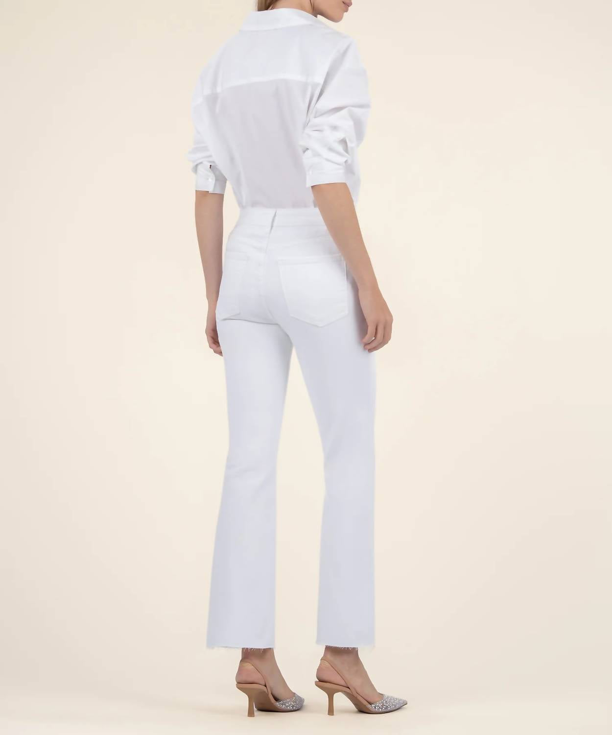 Kut From The Kloth - Kelsey High Rise Ankle Flare With Raw Hem
