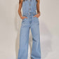 Bucketlist - Collared Wide Leg Jumpsuit
