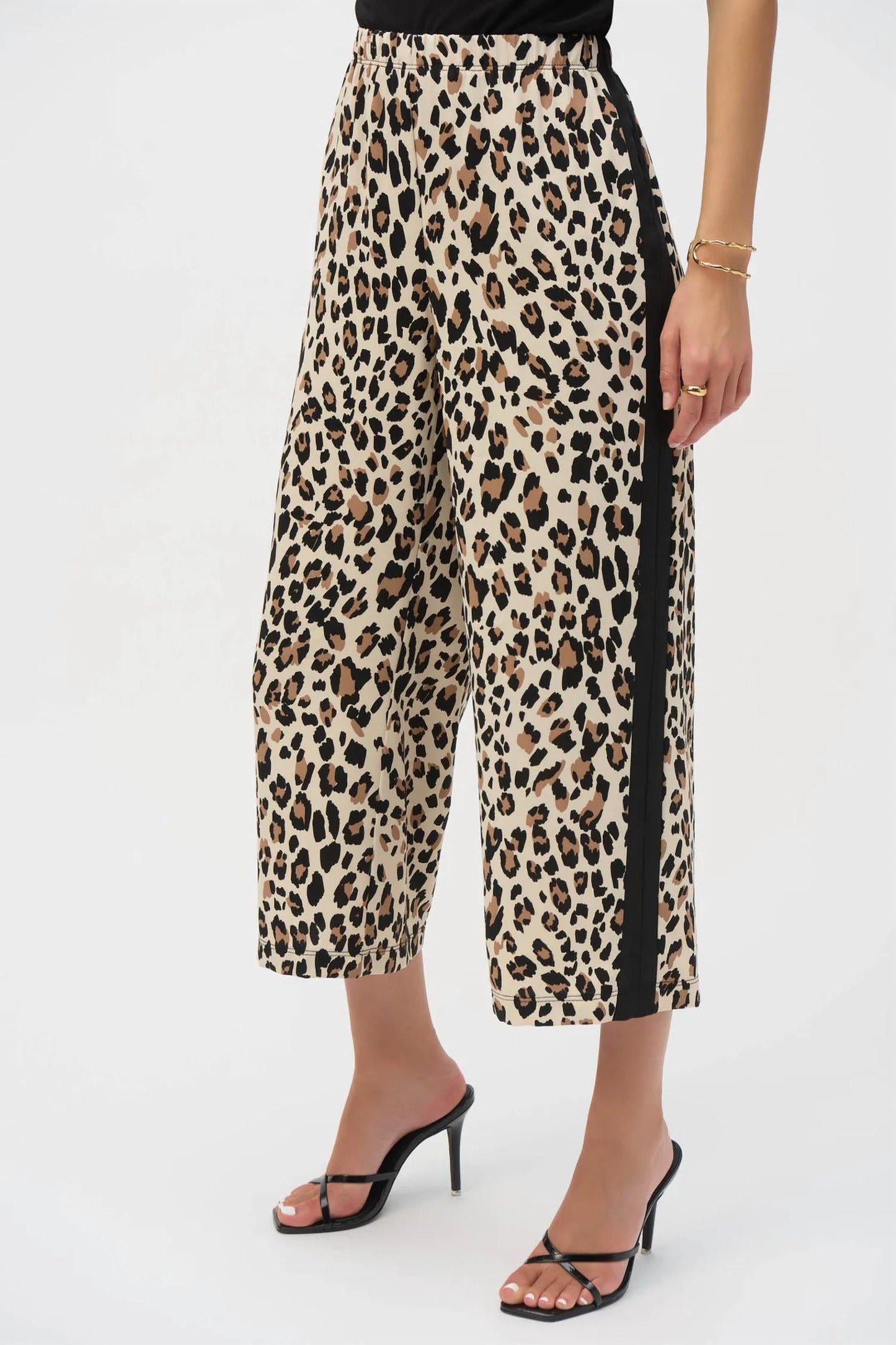 Joseph Ribkoff - Animal Print Pull On Culotte Pants
