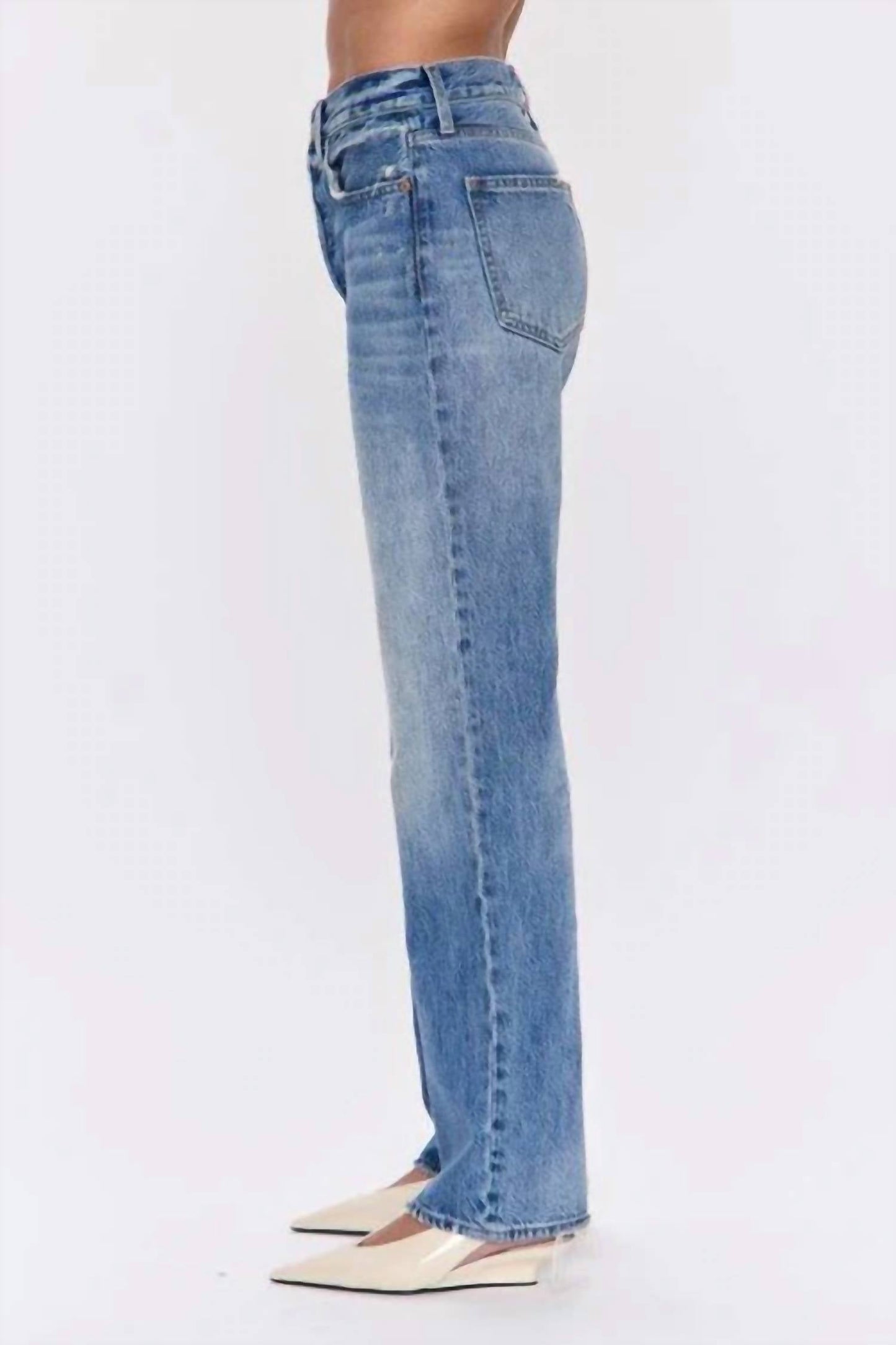 Pistola - Cassie Super High Rise Straight Jean