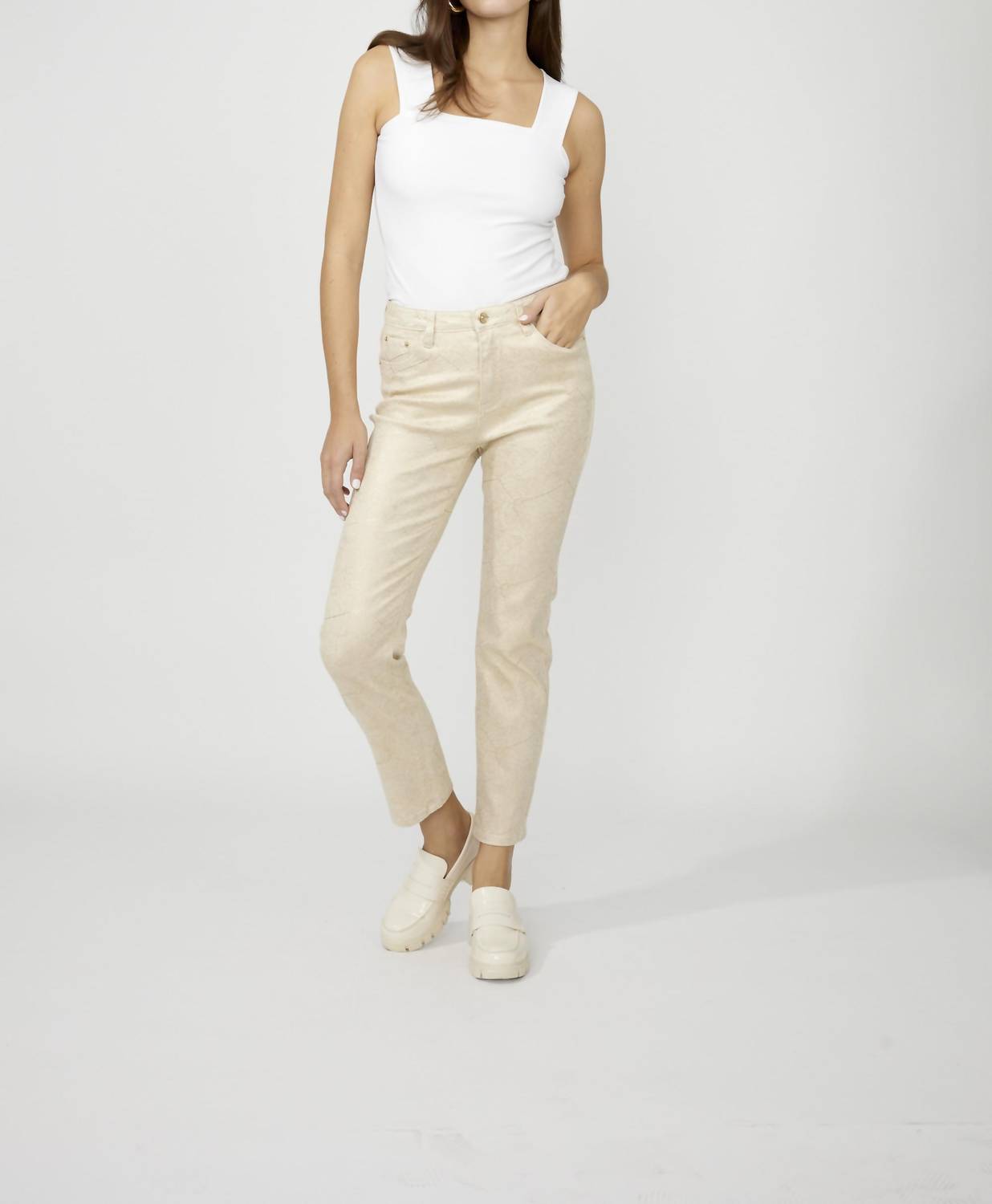 Frank Lyman - Abstract Casual Slim Pants