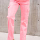 Judy Blue - High Rise Cargo Straight Jeans