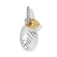 Brighton - Faithful Two Tone Cross Charm