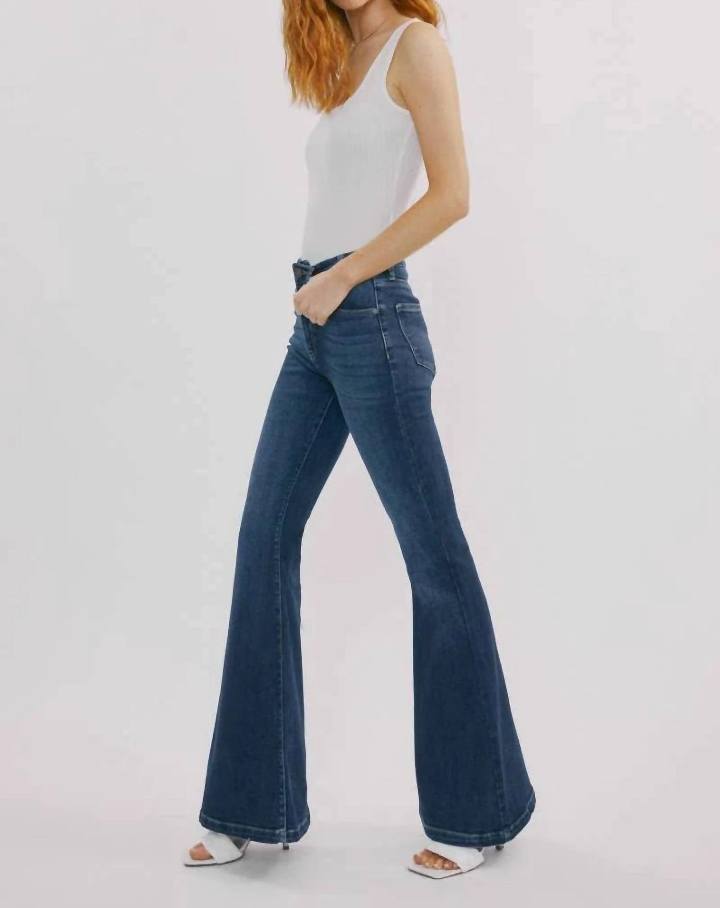 Kancan - High Rise Super Flare Jean
