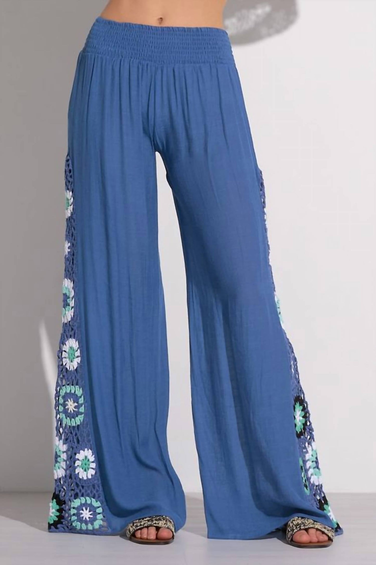Elan - Women's Crochet Resort Pants