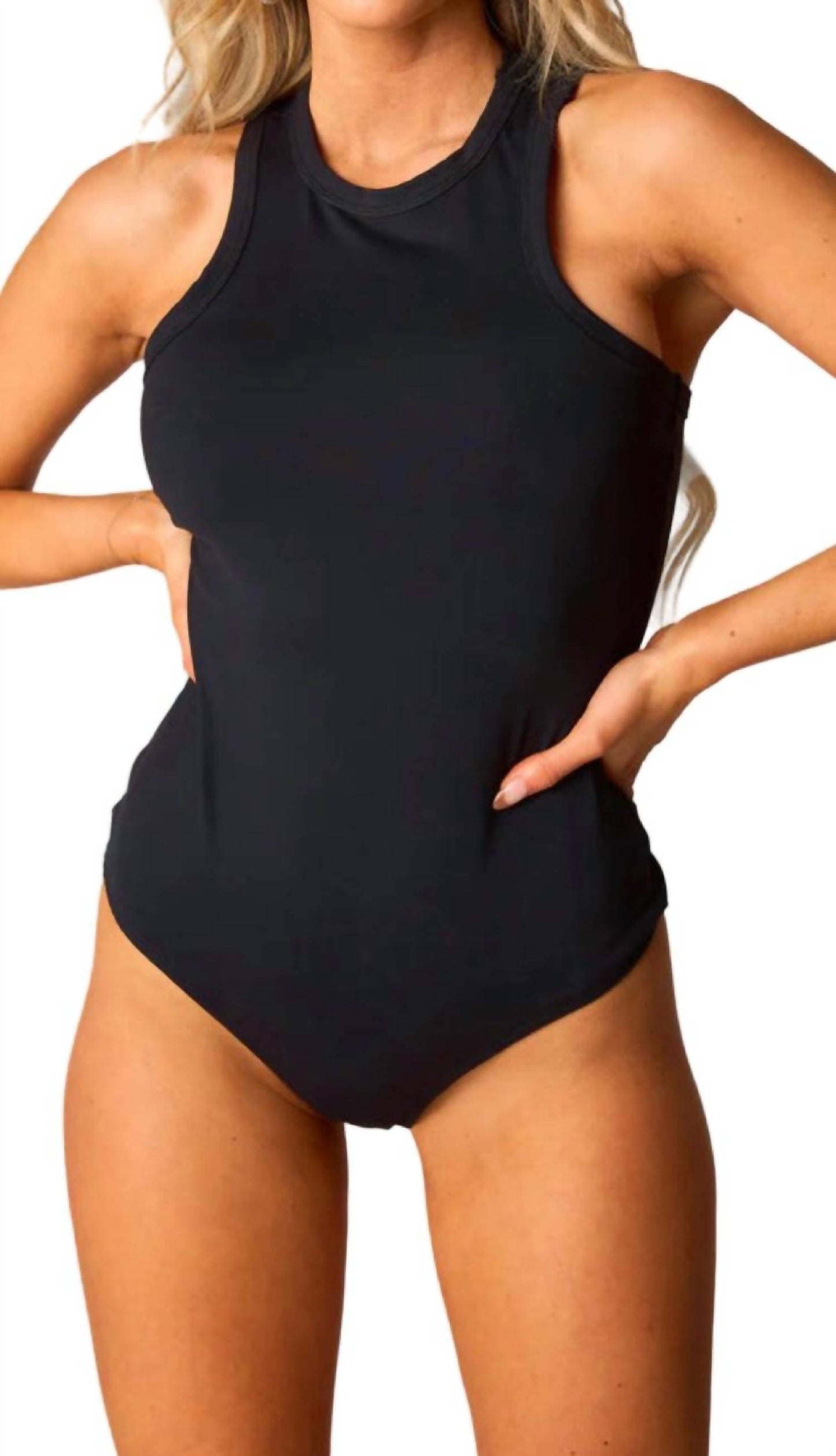 Buddylove - Jada Racerback Panther Bodysuit