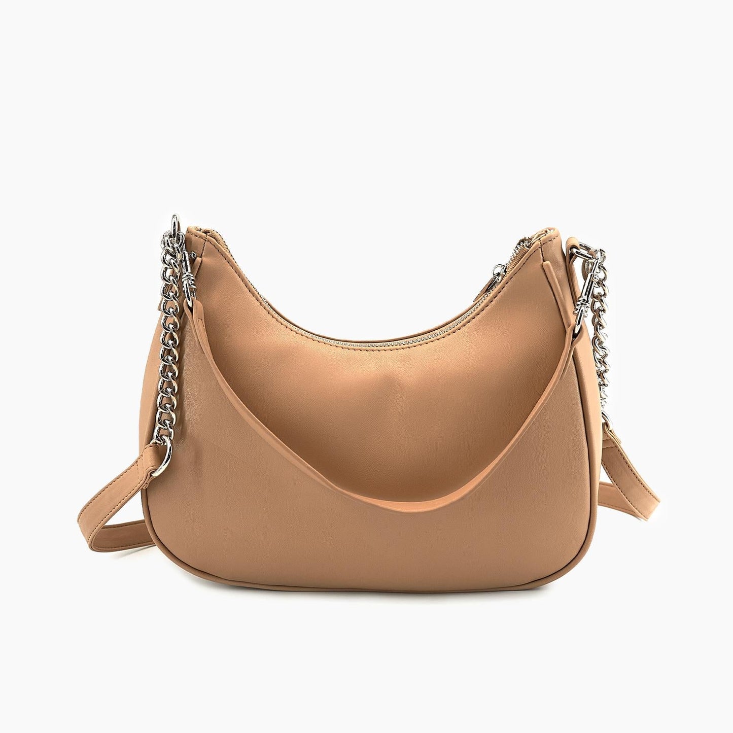 Like Dreams - Women's Auburn Y2k Vegan Dual Quilted Shoulder Bag