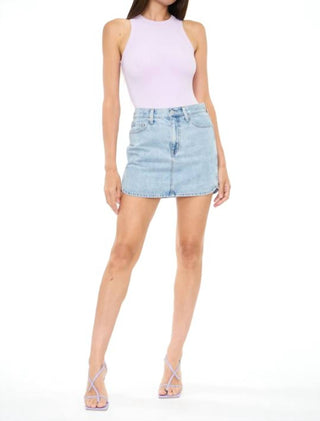 Pistola - Mini Saia Rhea de Cintura Média