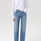 Agolde - Harper Mid Rise Relaxed Straight Jeans