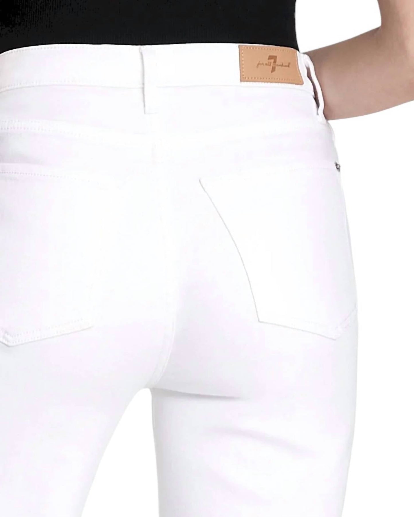 7 For All Mankind - Luxe Vintage Ultra High Rise Cropped Jo Jeans