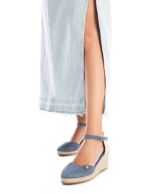 Xti - Sandálias femininas de alpargata com salto plataforma Refresh