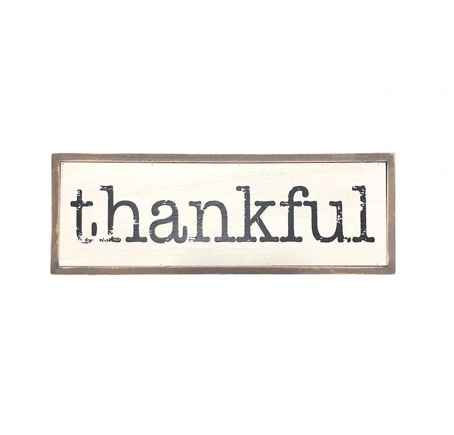 Col House Designs - Mini Thankful Block Sign Wooden Wall Decor