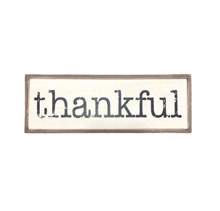 Col House Designs - Mini Thankful Block Sign Wooden Wall Decor