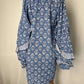 Chakeris - Women's Ellie Short Ruffle Floral Mini Cotton Tunic Dress