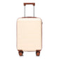 14'/20' 2-Piece ABS Spinner Wheel Luggage Set (Beige)