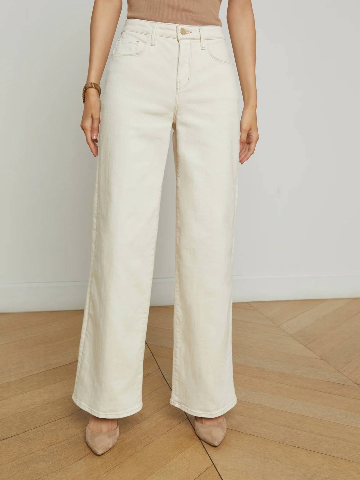 L'Agence - Alicent High Rise Wide Leg Jean