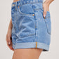 Bluivy - Shorts jeans com bolso Western