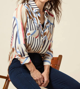 Lysse - Camisa utilitária feminina Yesenia Roll Tab