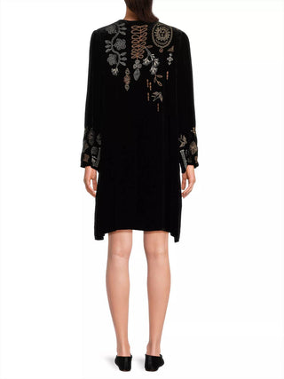 Johnny Was - Vestido relaxado com manga quimono JENAI