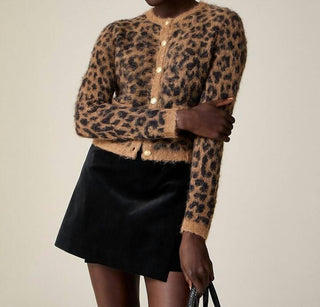 J.Crew - Jaqueta feminina suéter escovado