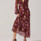 Astr - Calantha V-neck Floral Maxi Dress