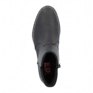 Rieker - Botas femininas Conny 75 com zíper no tornozelo