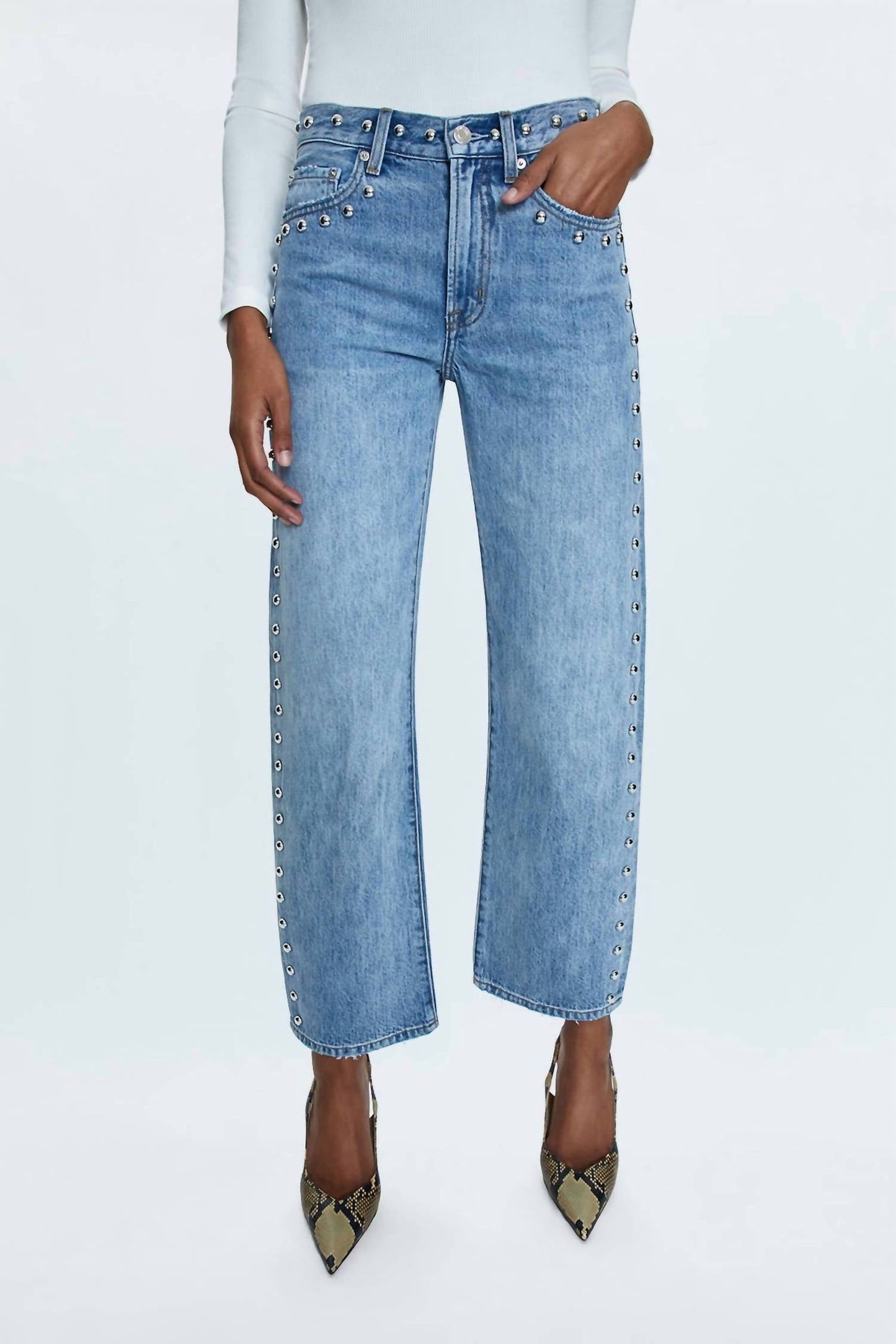 Pistola - Lexi Bowed Straight Jean
