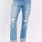 Judy Blue - High Waist Destroy Boyfriend Jeans