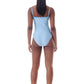 Ganni - Shine Gathered One Piece Swimsuit