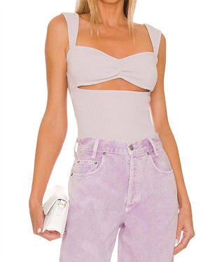 Agolde - BLUSA REGATA COM RECORTE E CANELADO ISLA