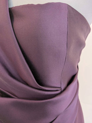 Frascara - Vestido de mãe da noiva justo com um ombro só