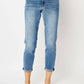 Judy Blue - Women's Midrise Cuffed Slim Jean