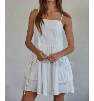 By Together - Square Neck Pocket Mini Dress