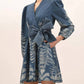 Celina Moon - Carly Wrap Mini Dress