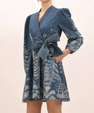 Celina Moon - Carly Wrap Mini Dress